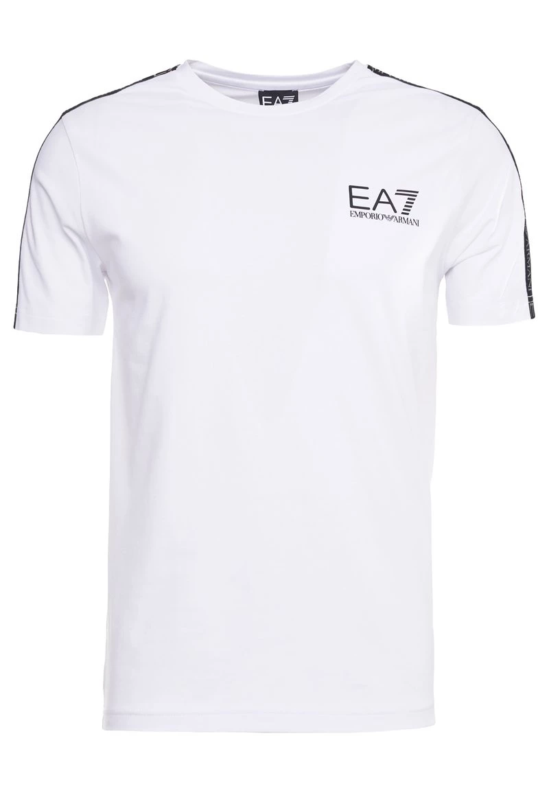 EA7 Emporio Armani Homme SIDE TAPE T Shirt Imprimé White 4 EA7 Emporio Armani Homme SIDE TAPE T Shirt Imprimé White – Image 4