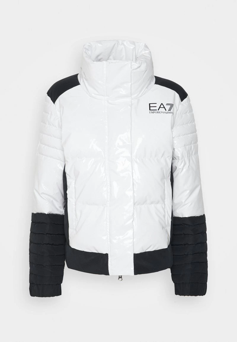 EA7 Emporio Armani Femme Veste D'hiver White 5 EA7 Emporio Armani Femme Veste D'hiver White – Image 5