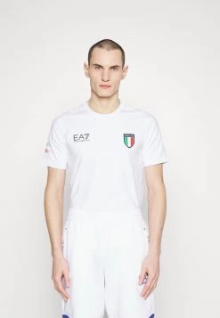 EA7 Emporio Armani Homme T Shirt Imprimé White