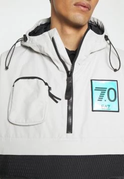 EA7 Emporio Armani Veste Mi Saison Grey/black Homme -EA7 Emporio Armani Soldes Magasin 8ba54e2892174fe3a8c699730a086d1b