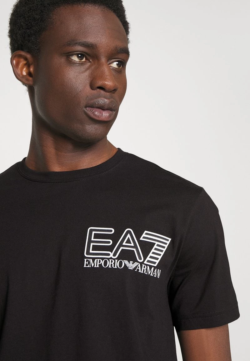 EA7 Emporio Armani Homme T Shirt Imprimé Black 5 EA7 Emporio Armani Homme T Shirt Imprimé Black – Image 5