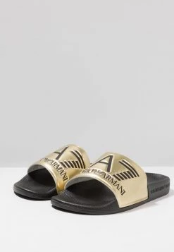 EA7 Emporio Armani Mules Shiny Gold/black Unisex -EA7 Emporio Armani Soldes Magasin 8d7b24e3b67c4b56ae8f3bdebc843041