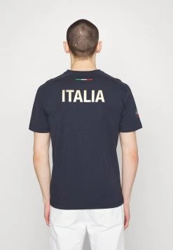 EA7 Emporio Armani Homme T Shirt Imprimé Dark Blue -EA7 Emporio Armani Soldes Magasin 8f7d5727070e49e6bf118023af89025b