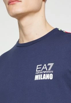 EA7 Emporio Armani Homme T Shirt Imprimé Dark Blue -EA7 Emporio Armani Soldes Magasin 8fe8a3a6c0c440e8b7b11214e4d46c5b
