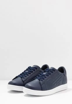 EA7 Emporio Armani UNISEX Baskets Basses Navy -EA7 Emporio Armani Soldes Magasin 906736986a154b05b6a5a56814a6f3bd