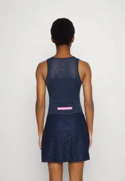 EA7 Emporio Armani Femme TENNIS PRO DRESS Robe De Sport Blu Navy -EA7 Emporio Armani Soldes Magasin 907328df9add4398a5e3f8a3d63d6328