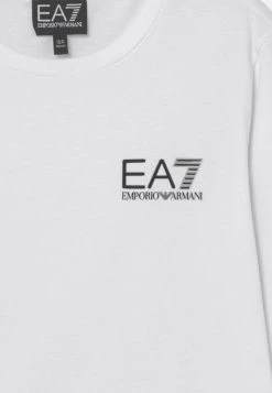 EA7 Emporio Armani T Shirt à Manches Longues White Enfant -EA7 Emporio Armani Soldes Magasin 9359b9f0b7134ce5891628ccdfa9d101