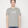 EA7 Emporio Armani Homme T Shirt Imprimé Grey
