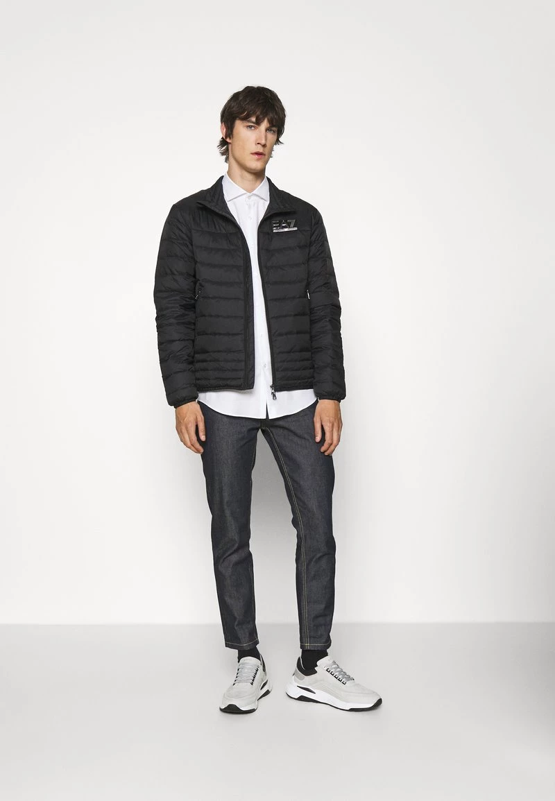 EA7 Emporio Armani Veste D'hiver Black/silver Homme 2 EA7 Emporio Armani Veste D'hiver Black/silver Homme – Image 2
