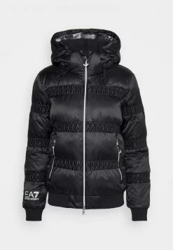 EA7 Emporio Armani Veste De Ski Black Femme -EA7 Emporio Armani Soldes Magasin 971f8957355c405db5d75fd22f588283