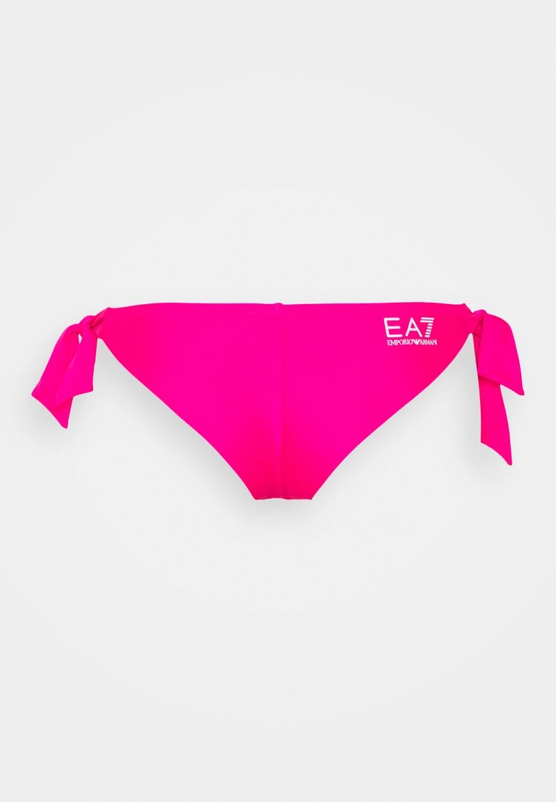 EA7 Emporio Armani SEAWORLD MAXI LOGO BAND Bikini Pink Fluorecent Femme 7 EA7 Emporio Armani SEAWORLD MAXI LOGO BAND Bikini Pink Fluorecent Femme – Image 7