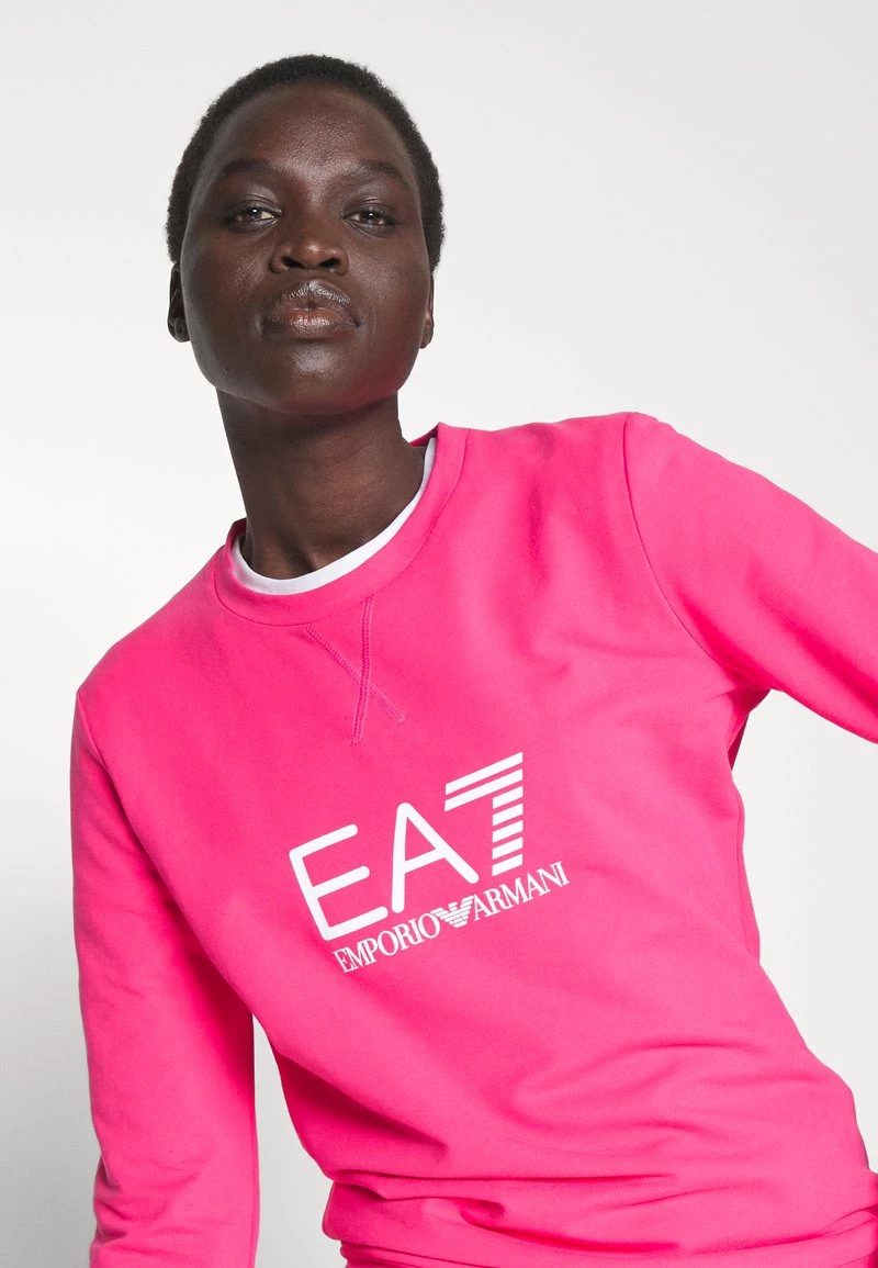 EA7 Emporio Armani Femme Sweatshirt Pink 4 EA7 Emporio Armani Femme Sweatshirt Pink – Image 4