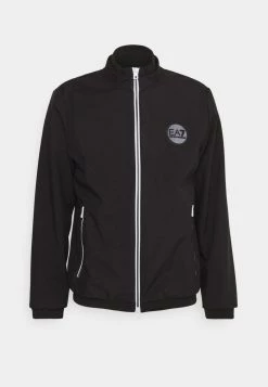 EA7 Emporio Armani Homme TENNIS CLUB JACKET Veste De Survêtement Nero -EA7 Emporio Armani Soldes Magasin 9a2fbece7b2345e19bc807576eed86c3