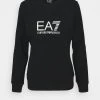 EA7 Emporio Armani Sweatshirt Black/light Gold Femme