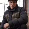 EA7 Emporio Armani Homme JACKET ALLOVER LOGO Veste D'hiver Black/gold
