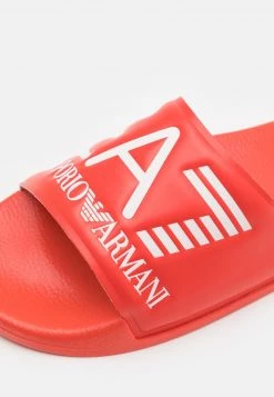 EA7 Emporio Armani Unisex VISIBILITY Mules Red -EA7 Emporio Armani Soldes Magasin 9db0142037ca4744b2a82630e9a8e301