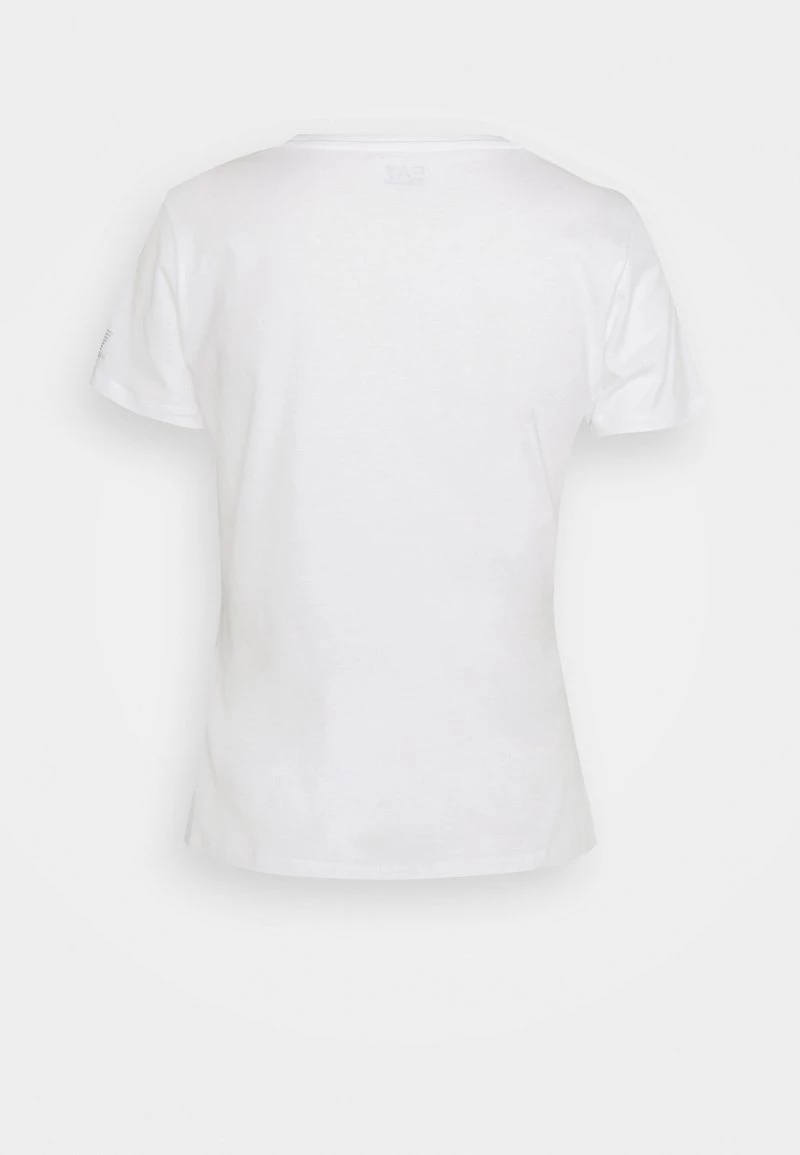 EA7 Emporio Armani Femme T Shirt Imprimé White 2 EA7 Emporio Armani Femme T Shirt Imprimé White – Image 2