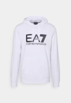 EA7 Emporio Armani Homme Sweatshirt White/black -EA7 Emporio Armani Soldes Magasin a090b69469b94dfc8c07a2540a628130