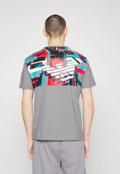 EA7 Emporio Armani Homme T Shirt Imprimé Grey -EA7 Emporio Armani Soldes Magasin a179c79f2cac4057a6594703b9b086fe