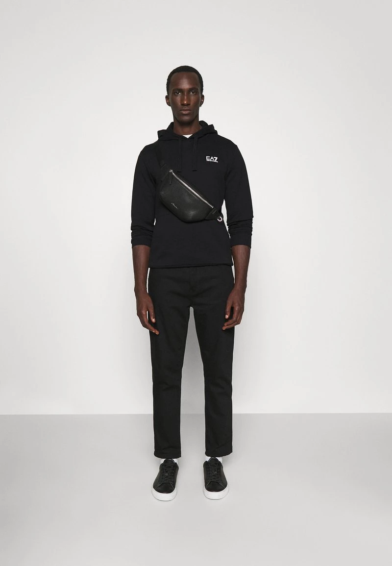 EA7 Emporio Armani Sweat à Capuche Black/white Homme 2 EA7 Emporio Armani Sweat à Capuche Black/white Homme – Image 2