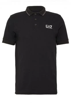 EA7 Emporio Armani Polo Black Homme -EA7 Emporio Armani Soldes Magasin a365b12433894b46b25094d863d88344