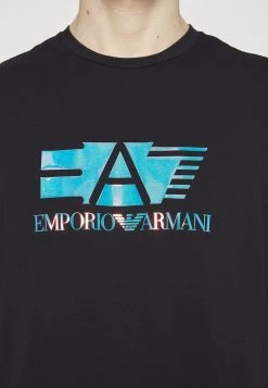 EA7 Emporio Armani T Shirt Imprimé Black Homme -EA7 Emporio Armani Soldes Magasin a395b37a5fd7413e804f539b0d3c26c5