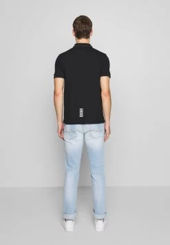 EA7 Emporio Armani Polo Black Homme -EA7 Emporio Armani Soldes Magasin a3d22698fa924927940833c22cd829ec