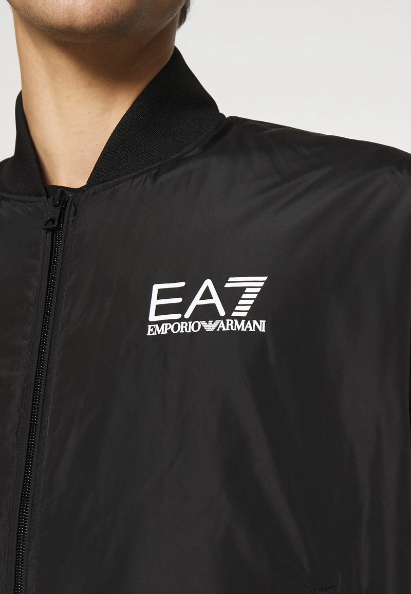 EA7 Emporio Armani Blouson Bomber Black/white Homme 5 EA7 Emporio Armani Blouson Bomber Black/white Homme – Image 5