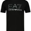 EA7 Emporio Armani T Shirt Imprimé Schwarz Homme