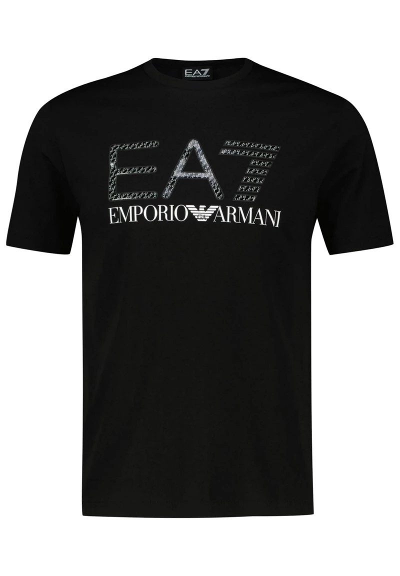 EA7 Emporio Armani T Shirt Imprimé Schwarz Homme 1 EA7 Emporio Armani T Shirt Imprimé Schwarz Homme
