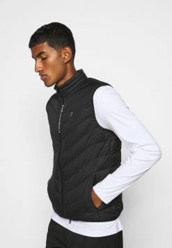 EA7 Emporio Armani Veste Sans Manches Black Homme -EA7 Emporio Armani Soldes Magasin aa9a07cf03884ff2b0958288c93584fe