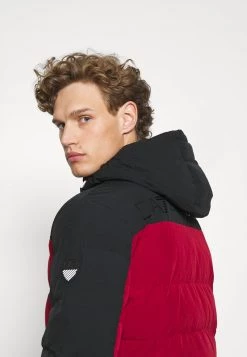 EA7 Emporio Armani Veste D'hiver Red/black Homme -EA7 Emporio Armani Soldes Magasin ab451ac7acdb4486994f8b24bfaf550c