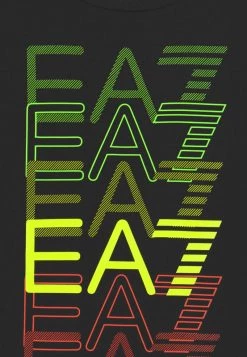 EA7 Emporio Armani Enfant T Shirt Imprimé Black -EA7 Emporio Armani Soldes Magasin ac5d0977fb724768bc00caf4e689e392