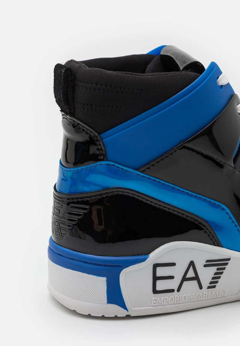 EA7 Emporio Armani UNISEX Baskets Montantes Multi Coloured/black/blue 6 EA7 Emporio Armani UNISEX Baskets Montantes Multi Coloured/black/blue – Image 6