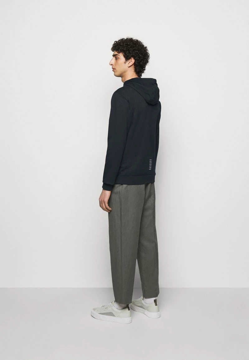 EA7 Emporio Armani Sweat à Capuche Dark Blue/silver Homme 3 EA7 Emporio Armani Sweat à Capuche Dark Blue/silver Homme – Image 3