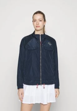 EA7 Emporio Armani Femme TENNIS CLUB JACKET Veste Coupe Vent Blu Navy