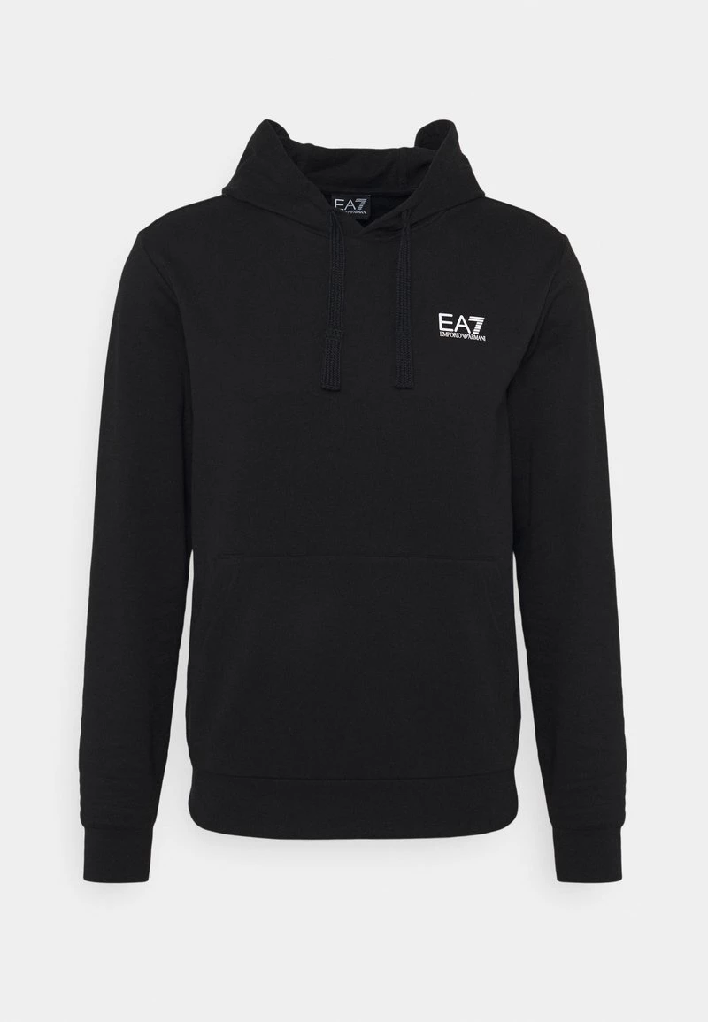 EA7 Emporio Armani Sweat à Capuche Black/white Homme 5 EA7 Emporio Armani Sweat à Capuche Black/white Homme – Image 5