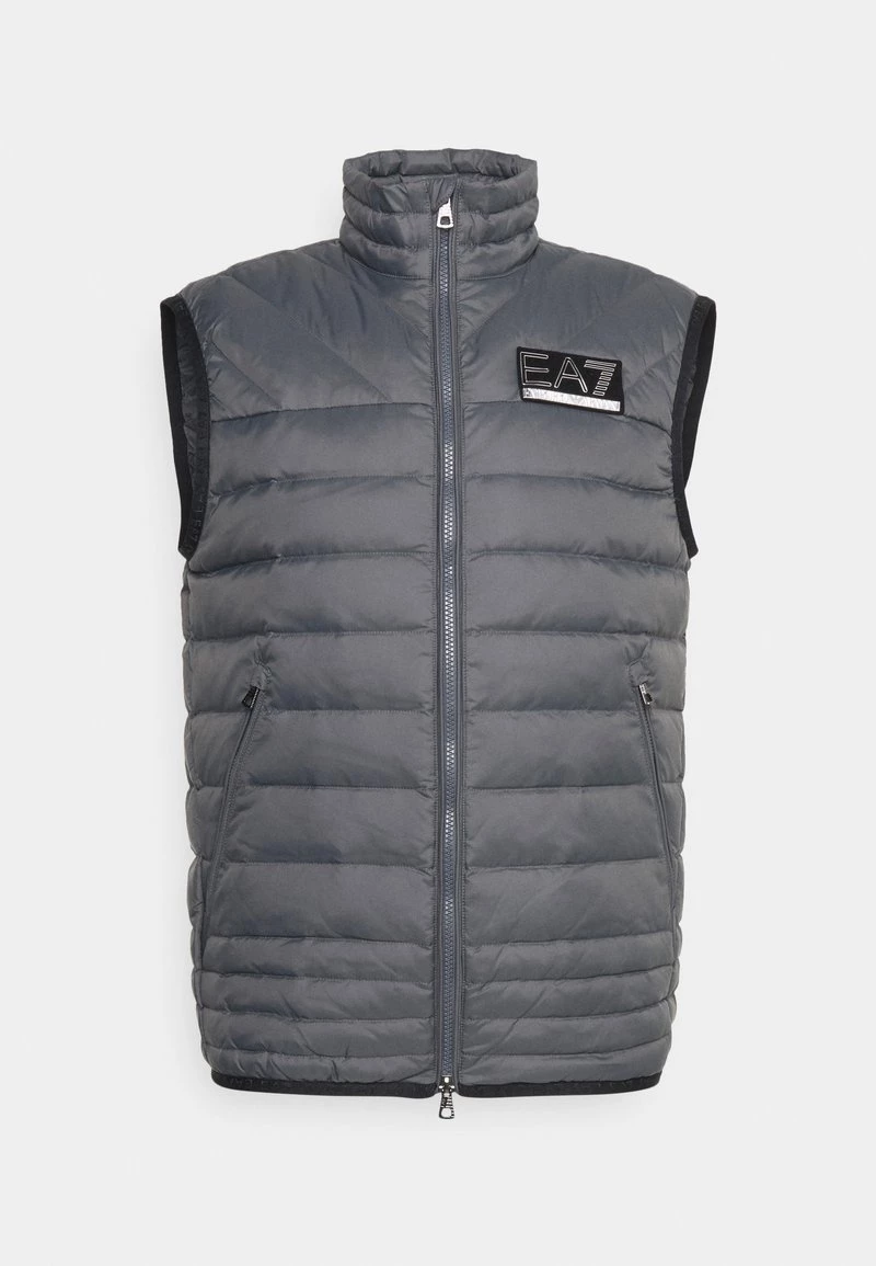 EA7 Emporio Armani Homme Veste Sans Manches Dark Grey/silver 5 EA7 Emporio Armani Homme Veste Sans Manches Dark Grey/silver – Image 5
