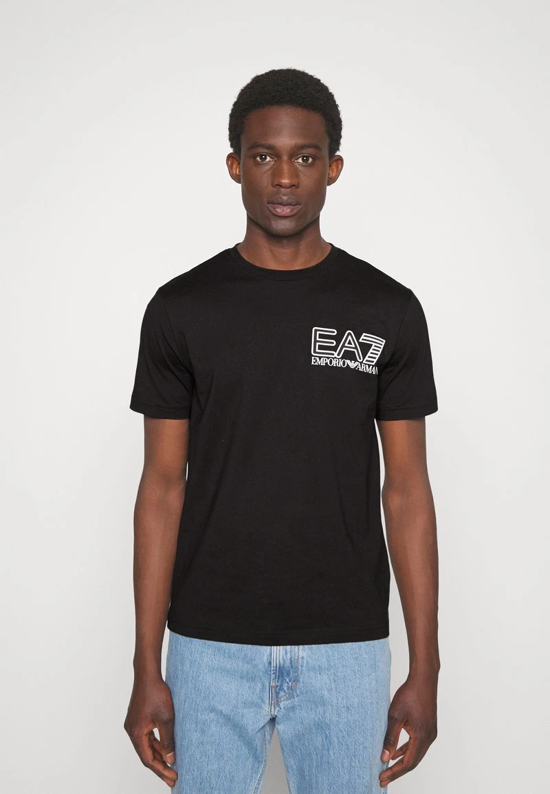 EA7 Emporio Armani Homme T Shirt Imprimé Black 1 EA7 Emporio Armani Homme T Shirt Imprimé Black