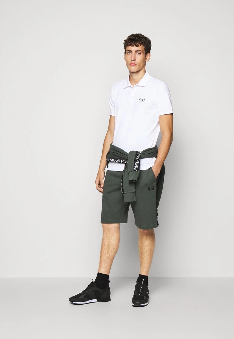 EA7 Emporio Armani Polo White Homme 2 EA7 Emporio Armani Polo White Homme – Image 2