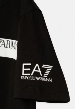 EA7 Emporio Armani Enfant 3LBT59 T Shirt Imprimé Black -EA7 Emporio Armani Soldes Magasin b53077ae3541456aa5bdee52332a9768