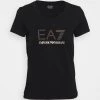 EA7 Emporio Armani Femme T Shirt Imprimé Black