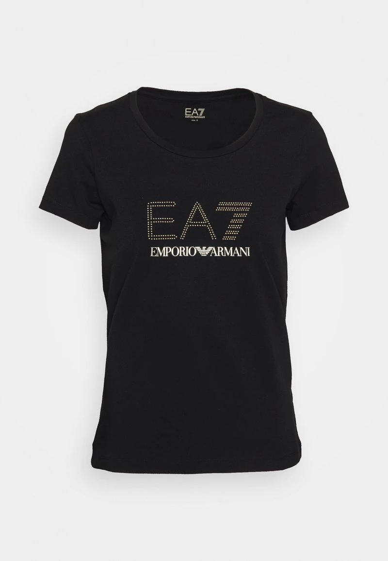 EA7 Emporio Armani Femme T Shirt Imprimé Black 1 EA7 Emporio Armani Femme T Shirt Imprimé Black