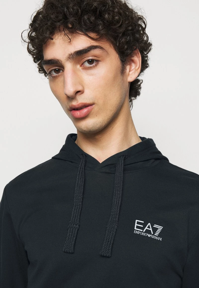 EA7 Emporio Armani Sweat à Capuche Dark Blue/silver Homme 4 EA7 Emporio Armani Sweat à Capuche Dark Blue/silver Homme – Image 4