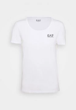 EA7 Emporio Armani T Shirt Imprimé White/black Femme -EA7 Emporio Armani Soldes Magasin bb1ebf1d10f84e01b2933a0ee21eb955