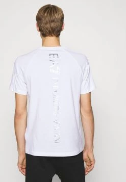 EA7 Emporio Armani T Shirt Imprimé White/black Homme 7 EA7 Emporio Armani T Shirt Imprimé White/black Homme -EA7 Emporio Armani Soldes Magasin bca31d9062b64fda9d3aae107f86e6ee