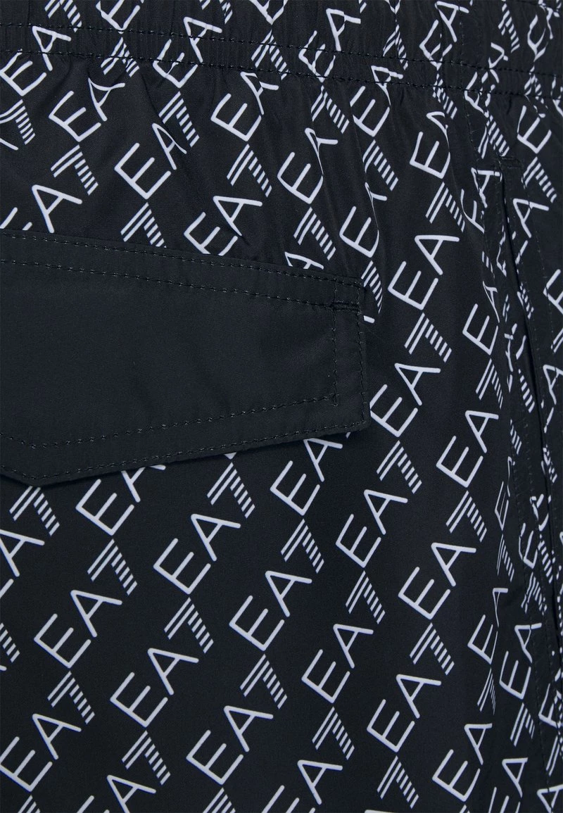 EA7 Emporio Armani Homme SEAWORLD MONOGRAM MENS Short De Bain Nero 3 EA7 Emporio Armani Homme SEAWORLD MONOGRAM MENS Short De Bain Nero – Image 3