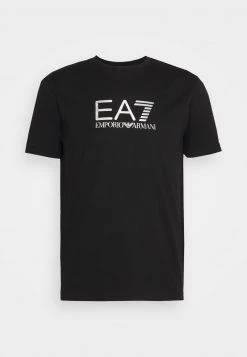 EA7 Emporio Armani T Shirt Imprimé Black Homme -EA7 Emporio Armani Soldes Magasin bcaae504f31c442c96a91680b3e3b844