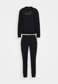 EA7 Emporio Armani TRACKSUIT Survêtement Black/gold Femme