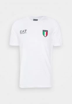 EA7 Emporio Armani Homme T Shirt Imprimé White -EA7 Emporio Armani Soldes Magasin be2aaed39c1a4d2f90e21634bea1f3ee